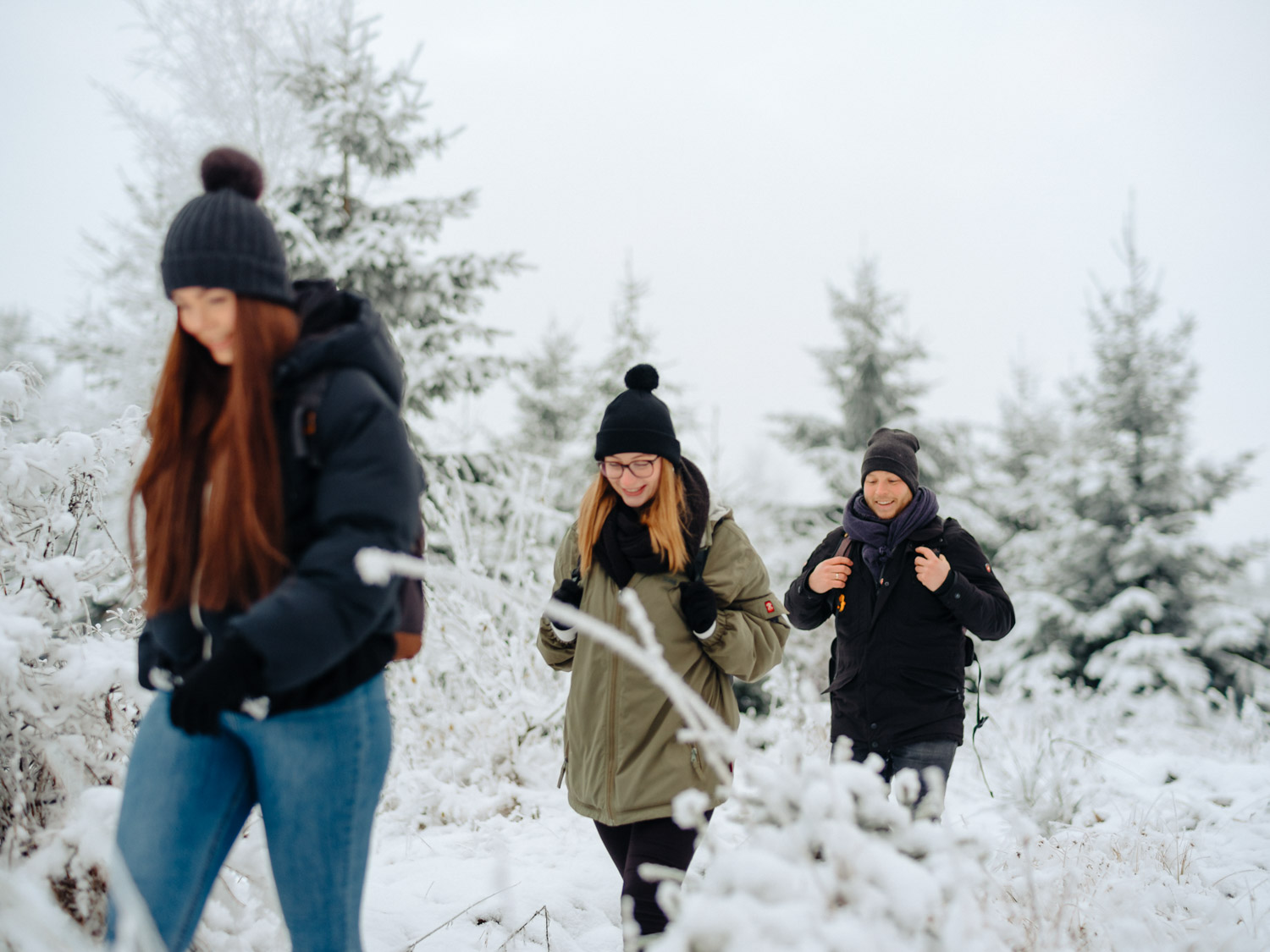 Winter im Ebbegebirge im Märkischen Sauerland