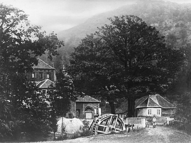 Historische Aufnahme der Luisenhütte in Balve 1892