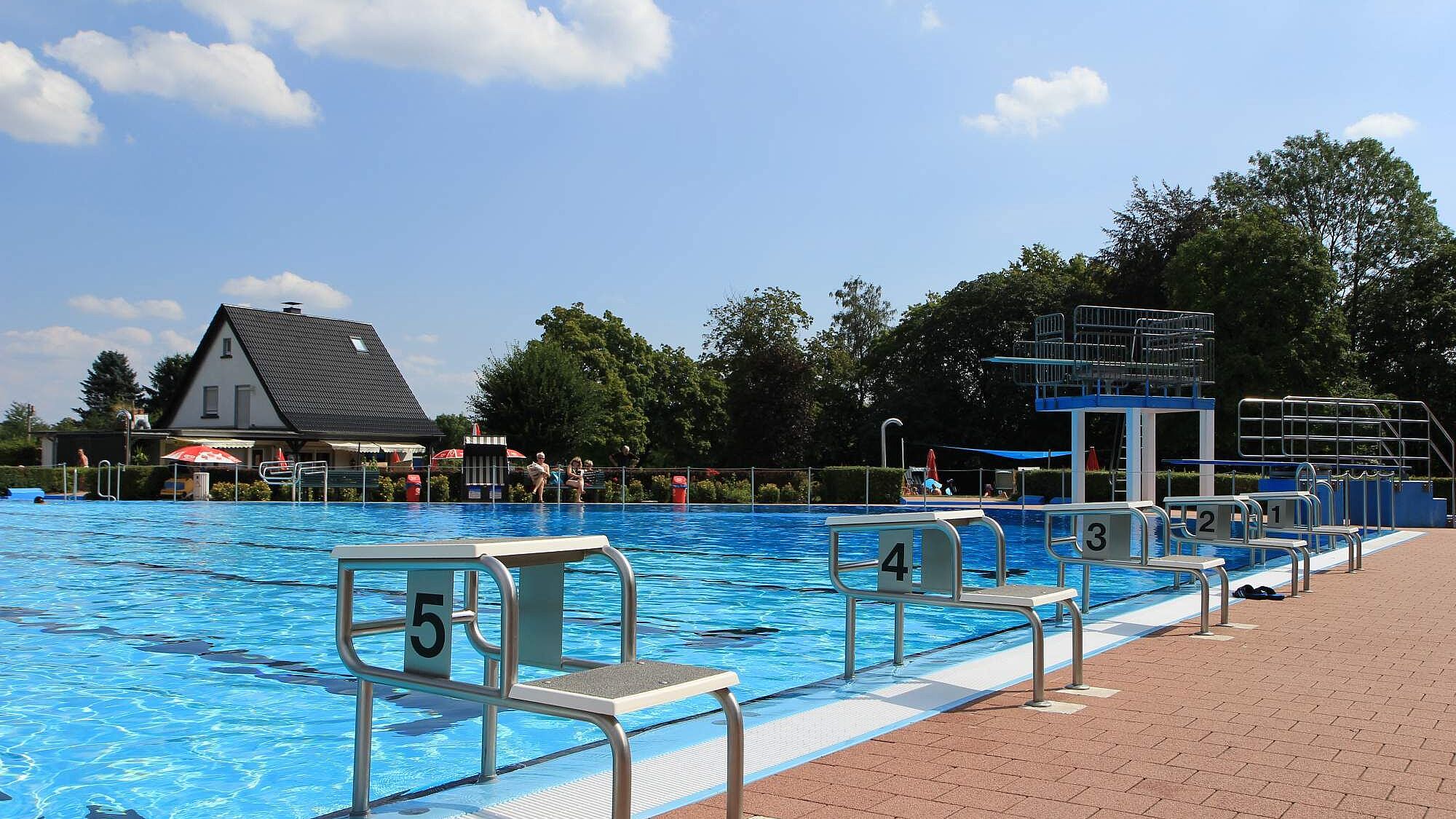 Freibad Friedrichstal in Neuenrade im Märkischen Sauerland