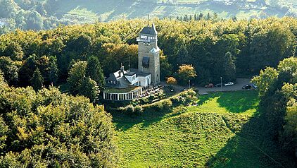 Blick auf den Danzturm im Märkischen Kreis