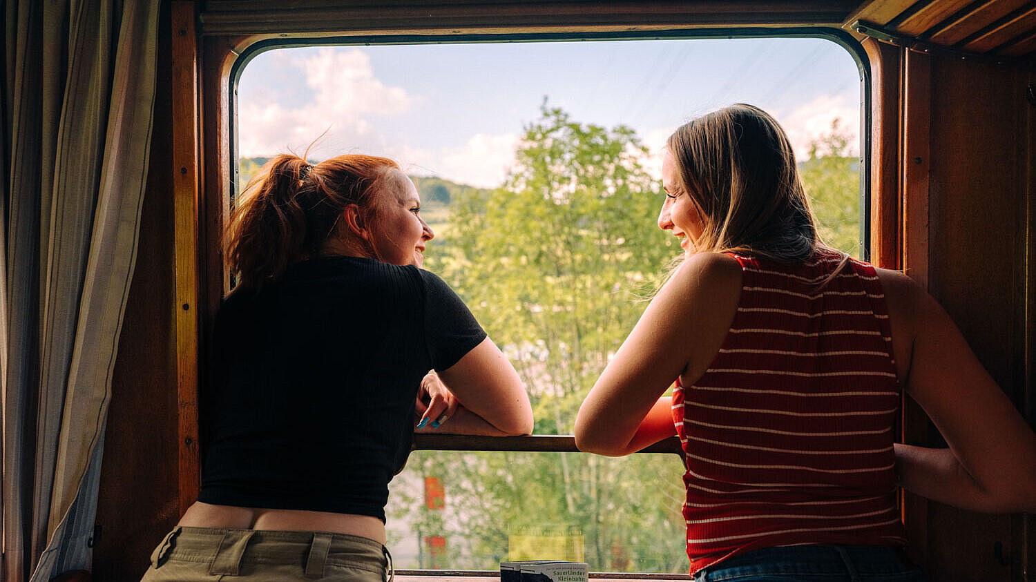 Sauerländer Kleinbahn in Herscheid in der Region Oben an der Volme im Märkischen Sauerland