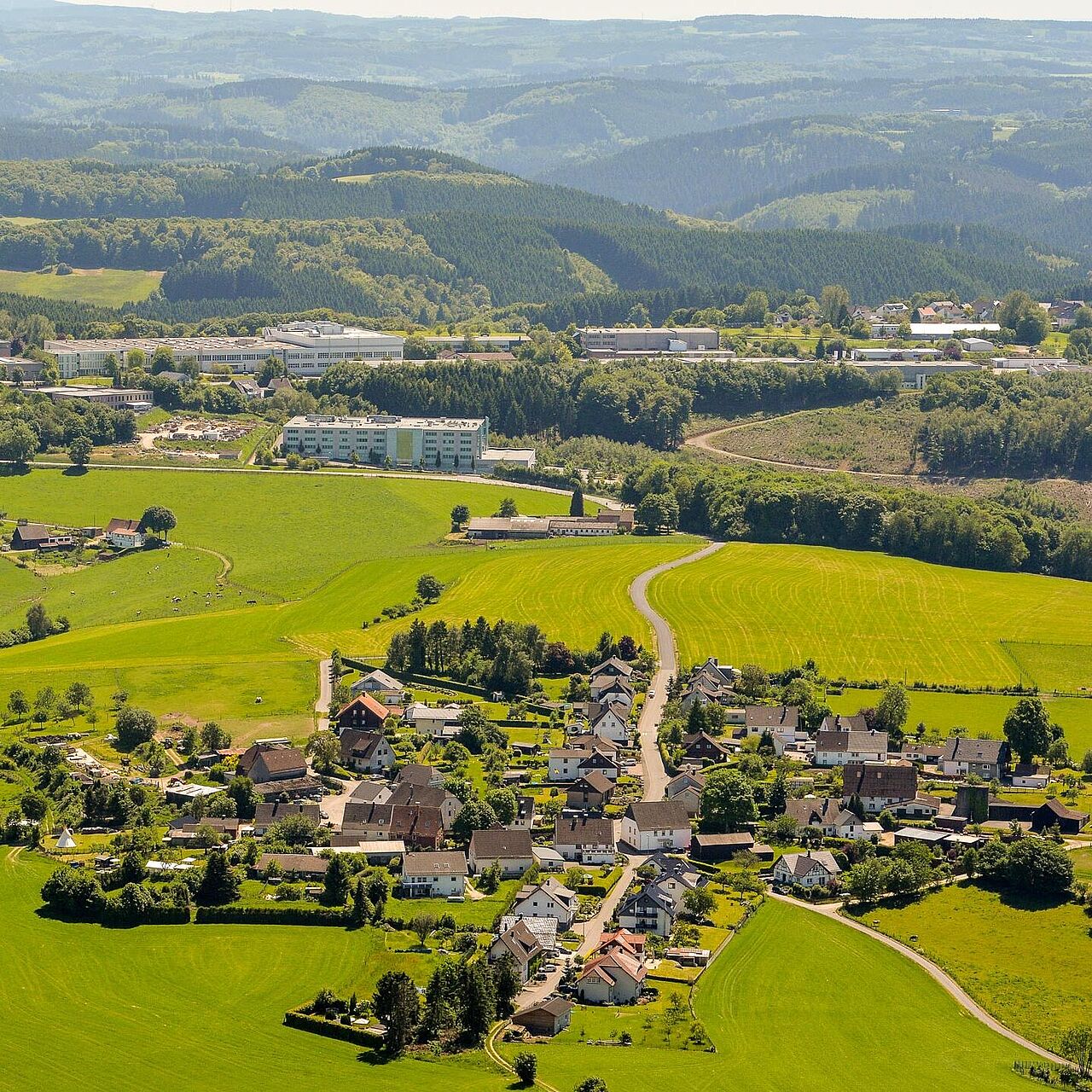 Luftaufnahme von Schalksmühle in Märkischen Sauerland