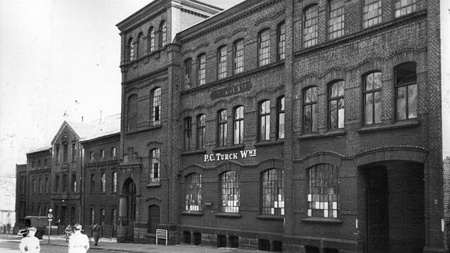 Fabrikgebäude der Fa. P. C. Turck Wwe. in Lüdenscheid  um 1954 