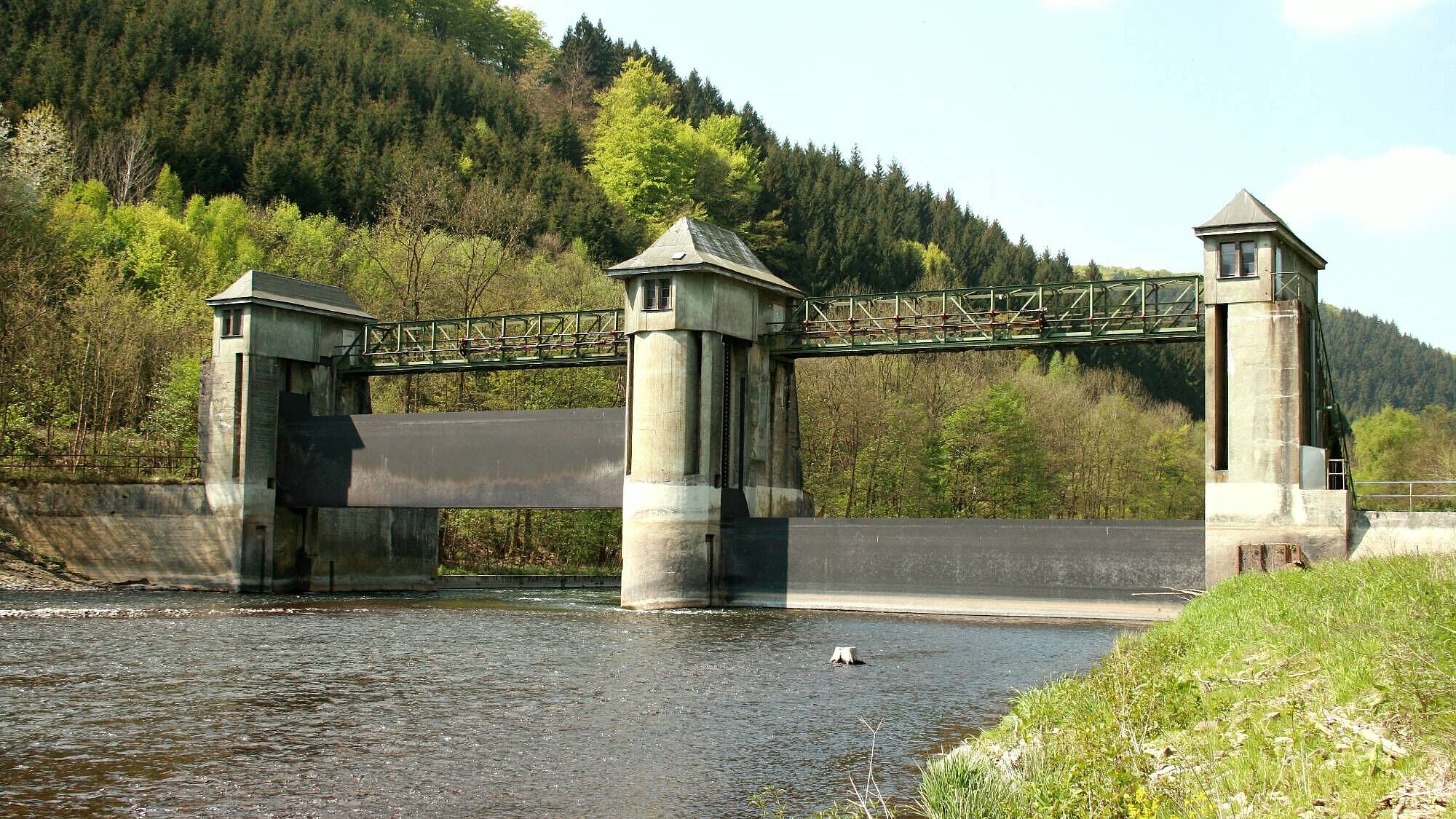 Kraftwerk und Wehr (Wilhelmsthal) in Werdohl