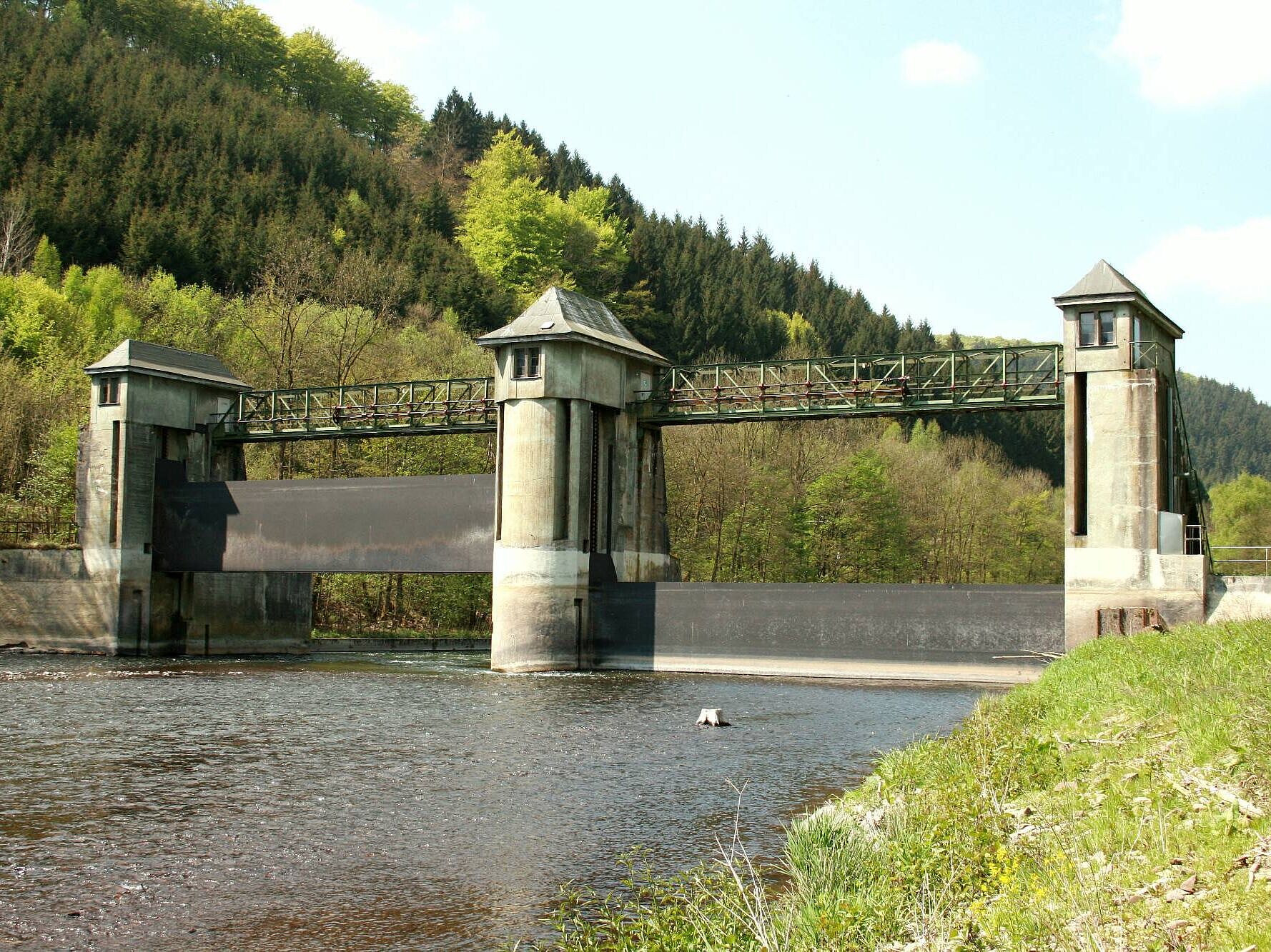 Kraftwerk und Wehr (Wilhelmsthal) in Werdohl