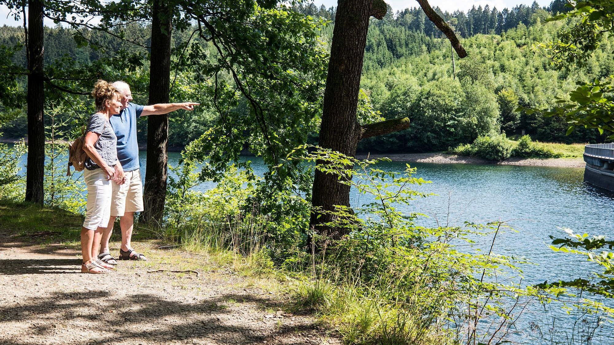 Jubachtalsperre in Kierspe im Märkischen Sauerland