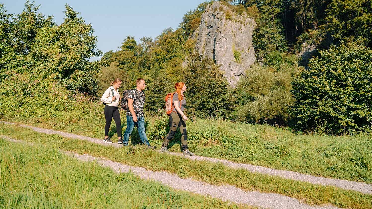 Wanderung auf der Waldroute zu den sieben Jungfrauen im Hönnetal