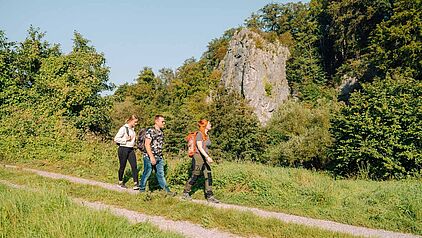 Wanderung auf der Waldroute zu den sieben Jungfrauen im Hönnetal