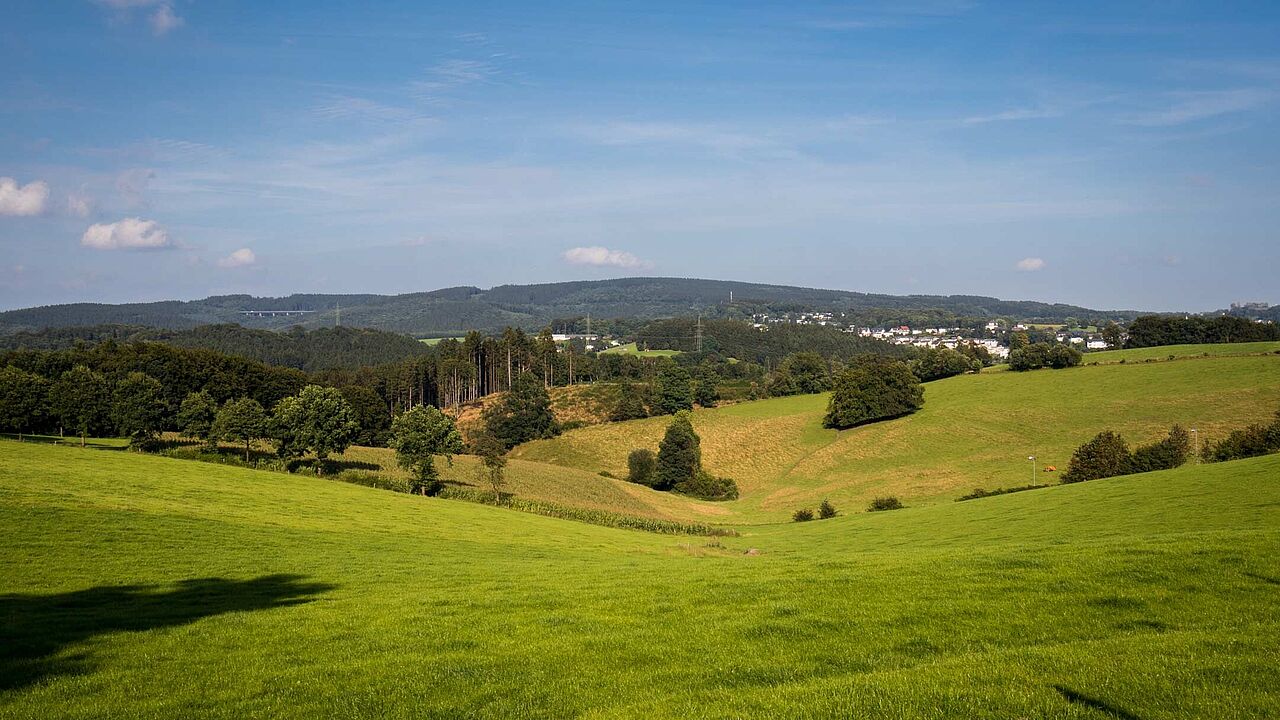 Meinerzhagen Blick in die Landschaft