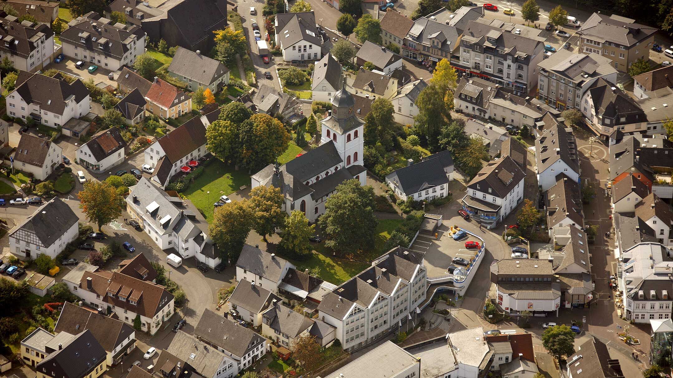 Luftbild von Meinerzhagen im Märkischen Sauerland