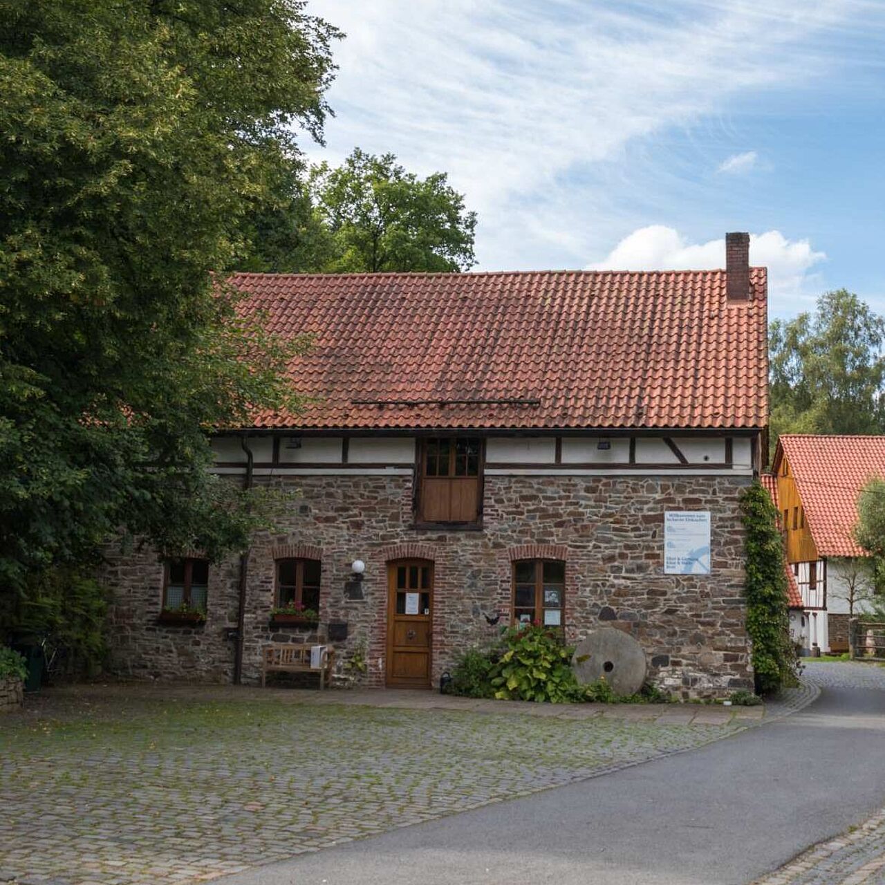 Die Heesfelder Mühle in Halver im Märkischen Sauerland