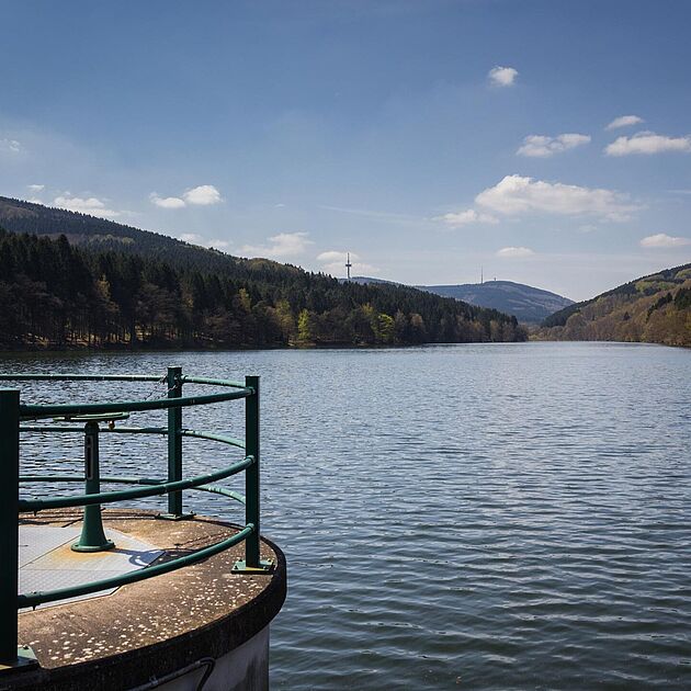 Oestertalsperre in Plettenberg im Märkischen Sauerland