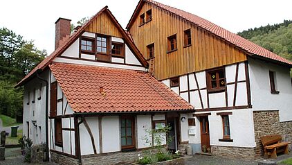 Historische Heesfelder Mühle in Halver im Märkischen Kreis