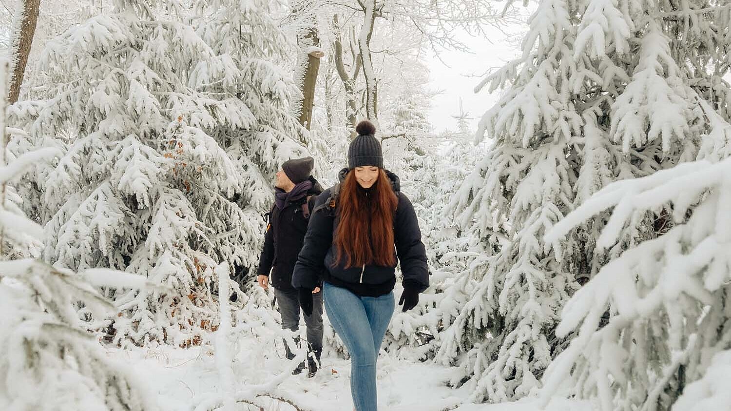 Winter im Ebbegebirge im Märkischen Sauerland