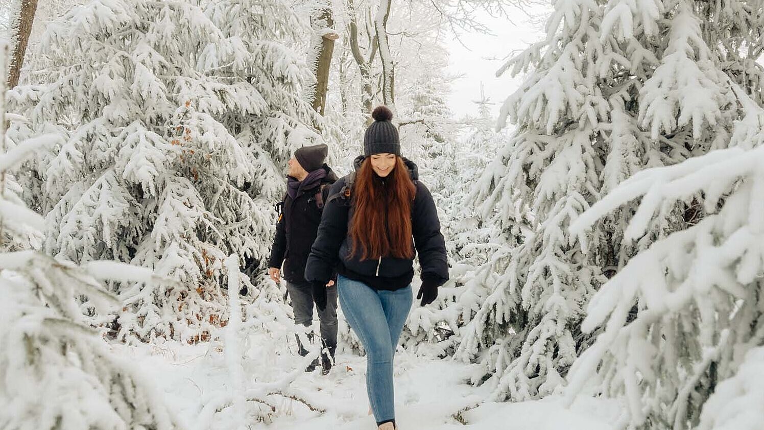 Winter im Ebbegebirge im Märkischen Sauerland