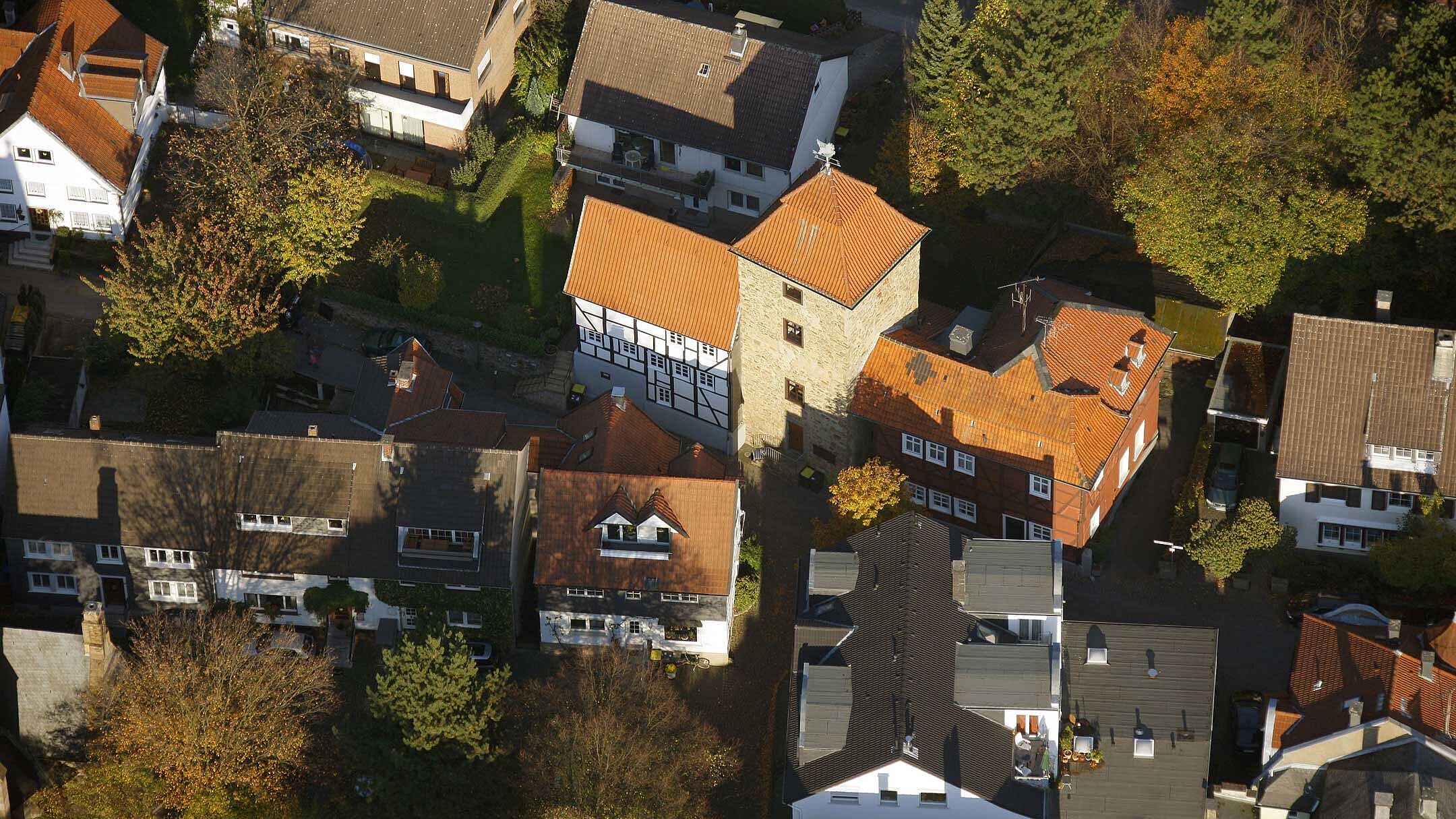 Luftaufnahme von Menden im Märkischen Sauerland