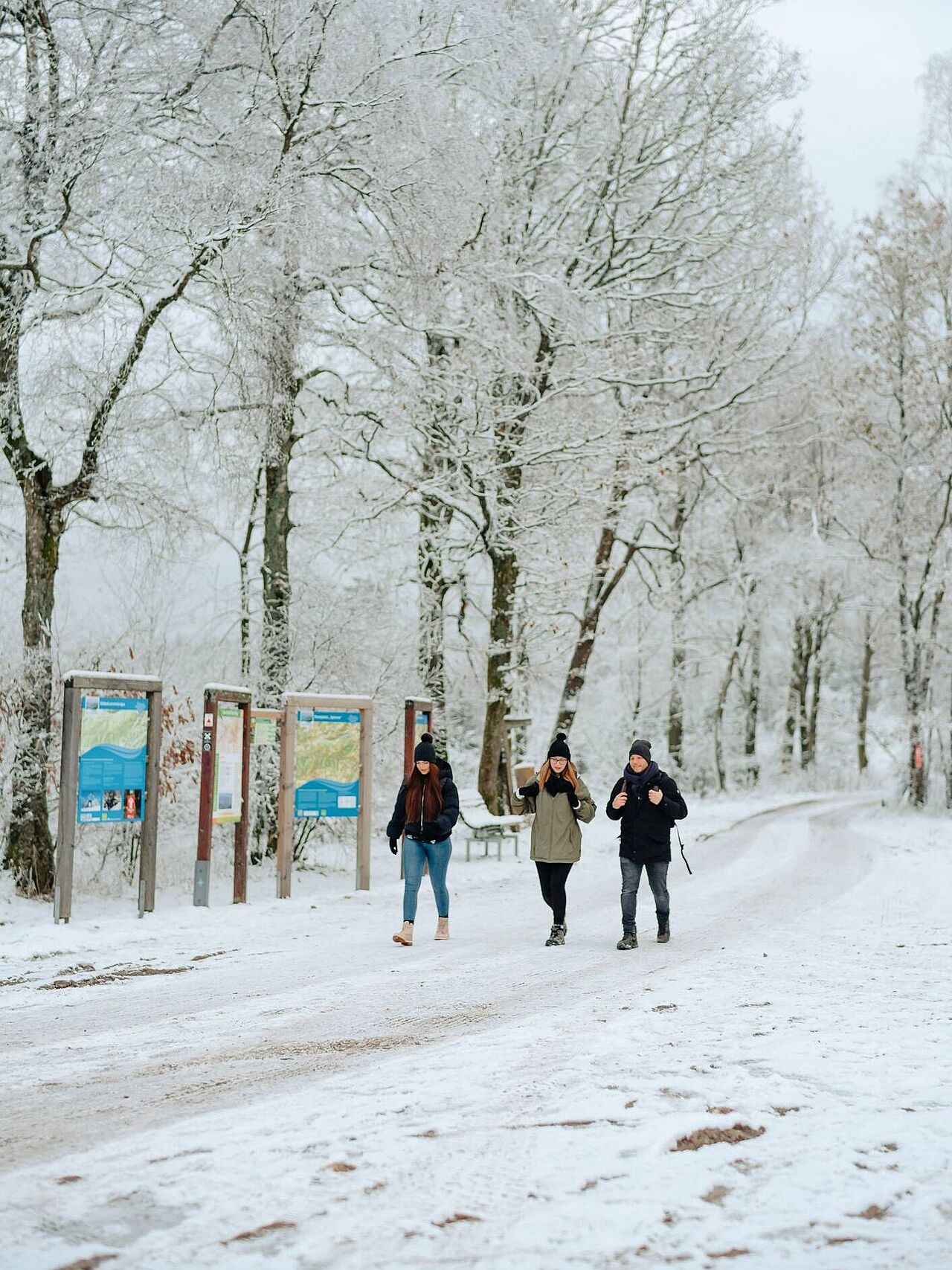 Genieße unser Winter Wonderland mit einem Spaziergang an der Nordhelle