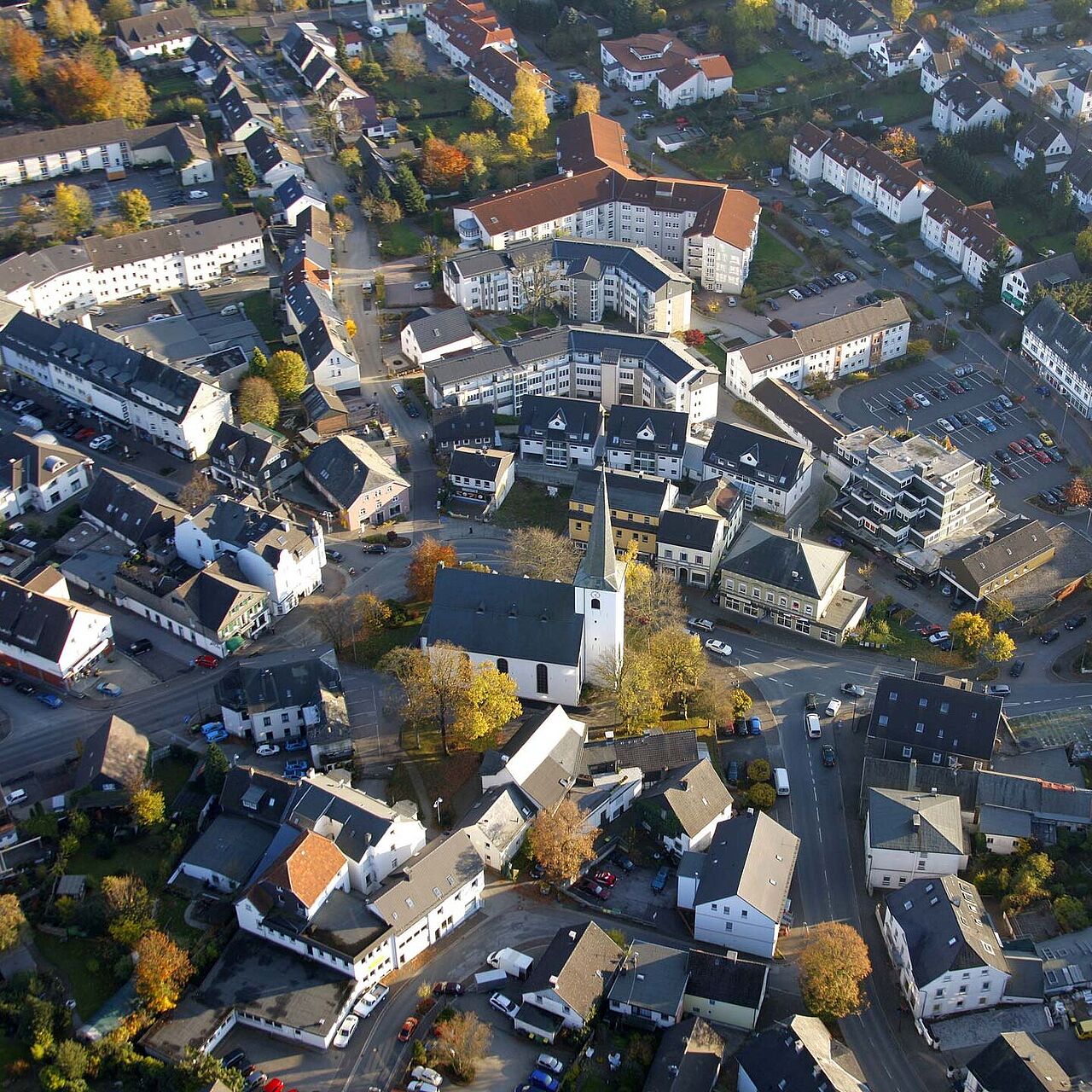 Luftbild von Halver im Märkischen Sauerland