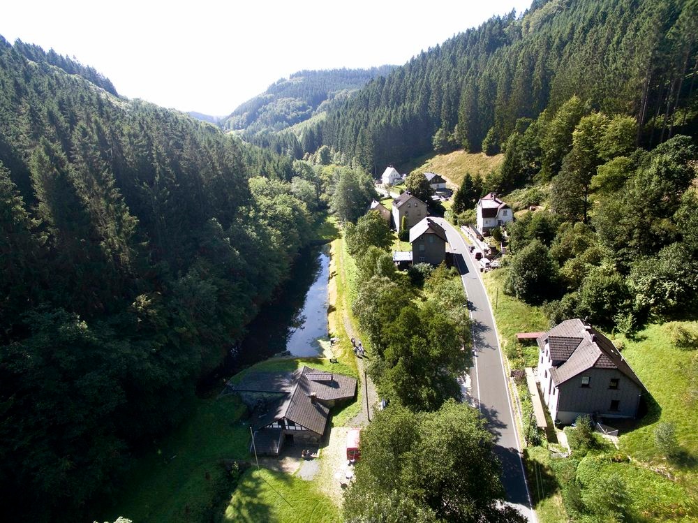 Der Ahe-Hammer im Tal der schwarzen Ahe.