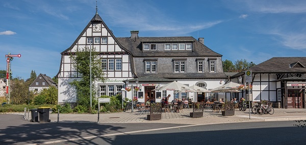 Geselliger Treffpunkt - der Kulturbahnhof