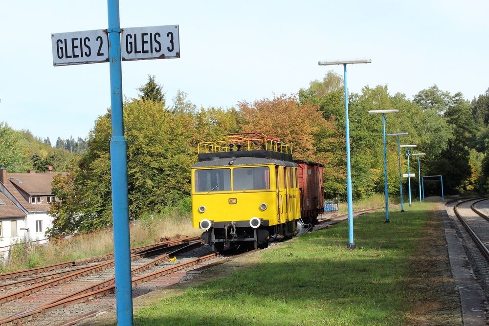 Das Umfeld des Bahnhofs in Oberbrügge