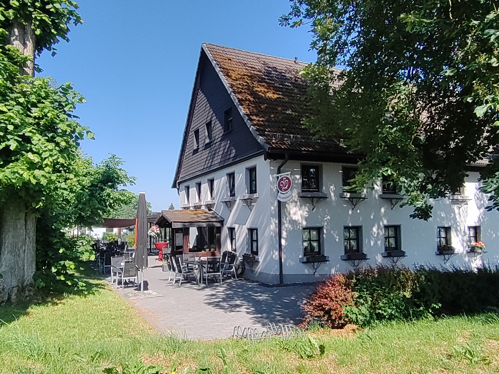 Das idyllisch gelegene Haus Berkenbaum