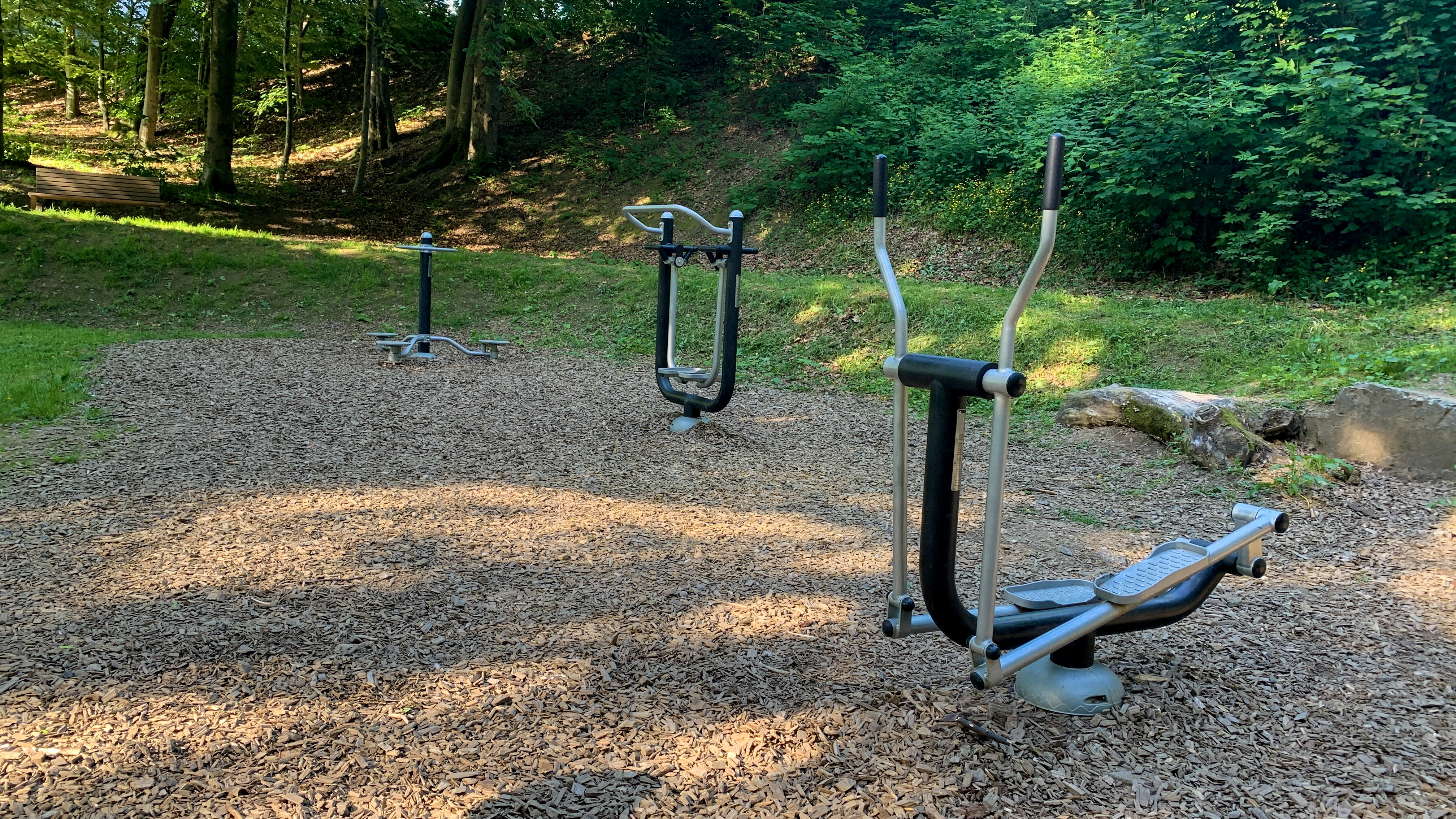 Outdoor-Fitnessgeräte im Volkspark Meinerzhagen