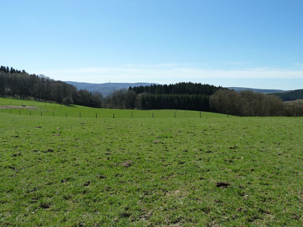 Ausblick vom Wanderparkplatz Imberg