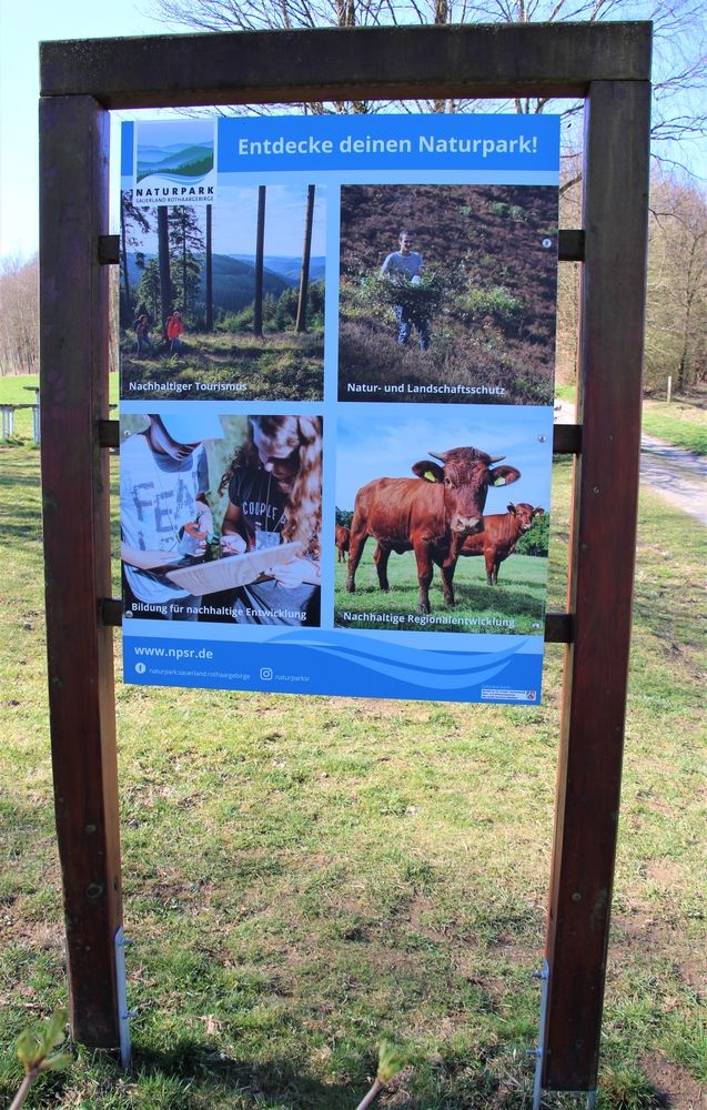 Infotafel Wanderparkplatz Imberg