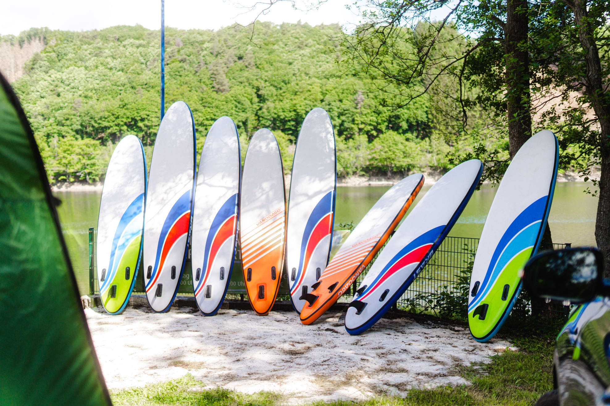 Stand Up Paddling an der Oestertalsperre