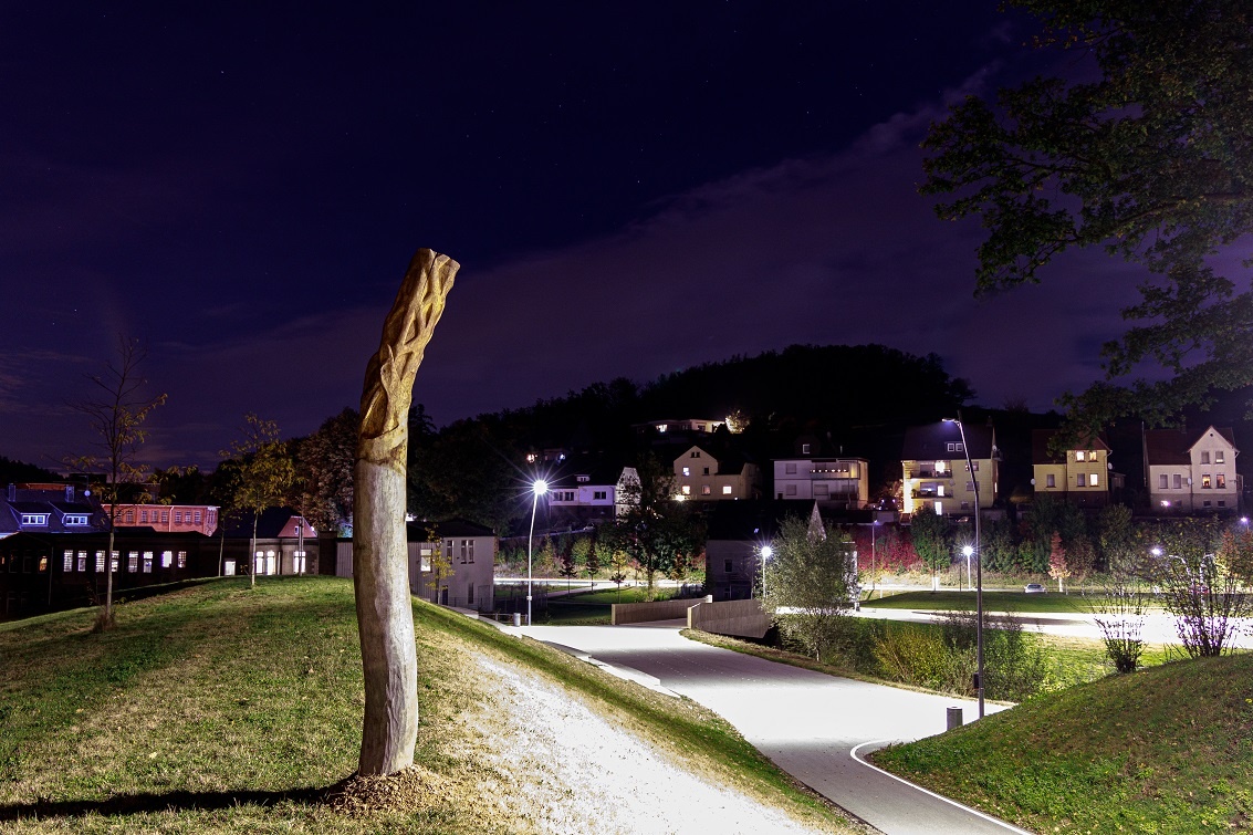 Scheuerpfahl Wurzen und Erosion