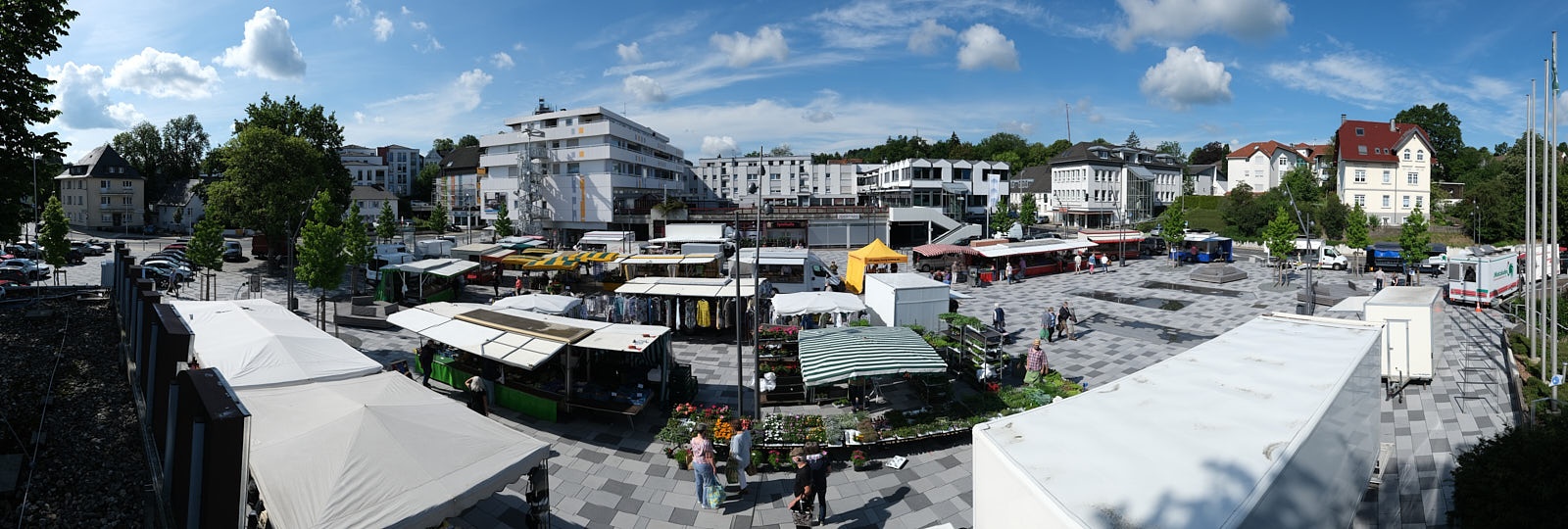 Der Wochenmarkt in Meinerzhagen