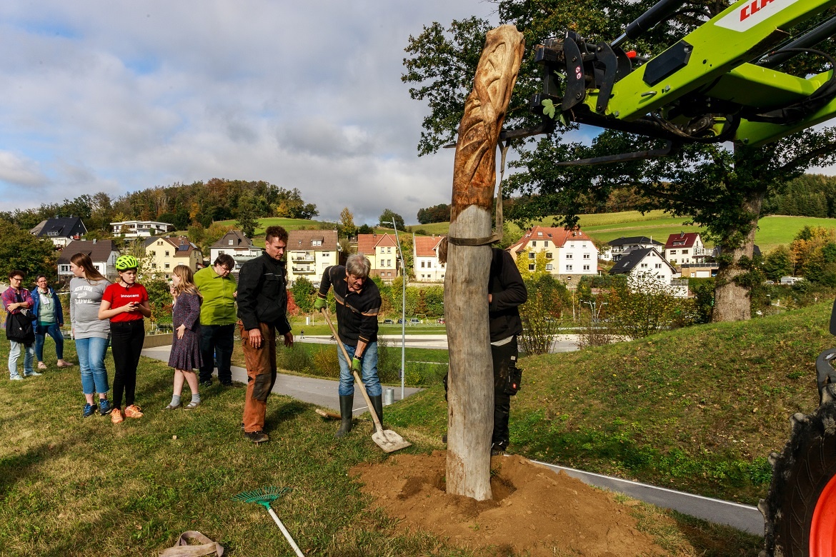 Scheuerpfahl Wurzeln