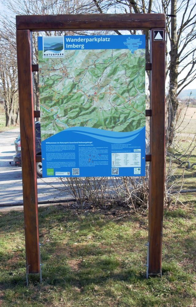 Infotafel Wanderparkplatz Imberg