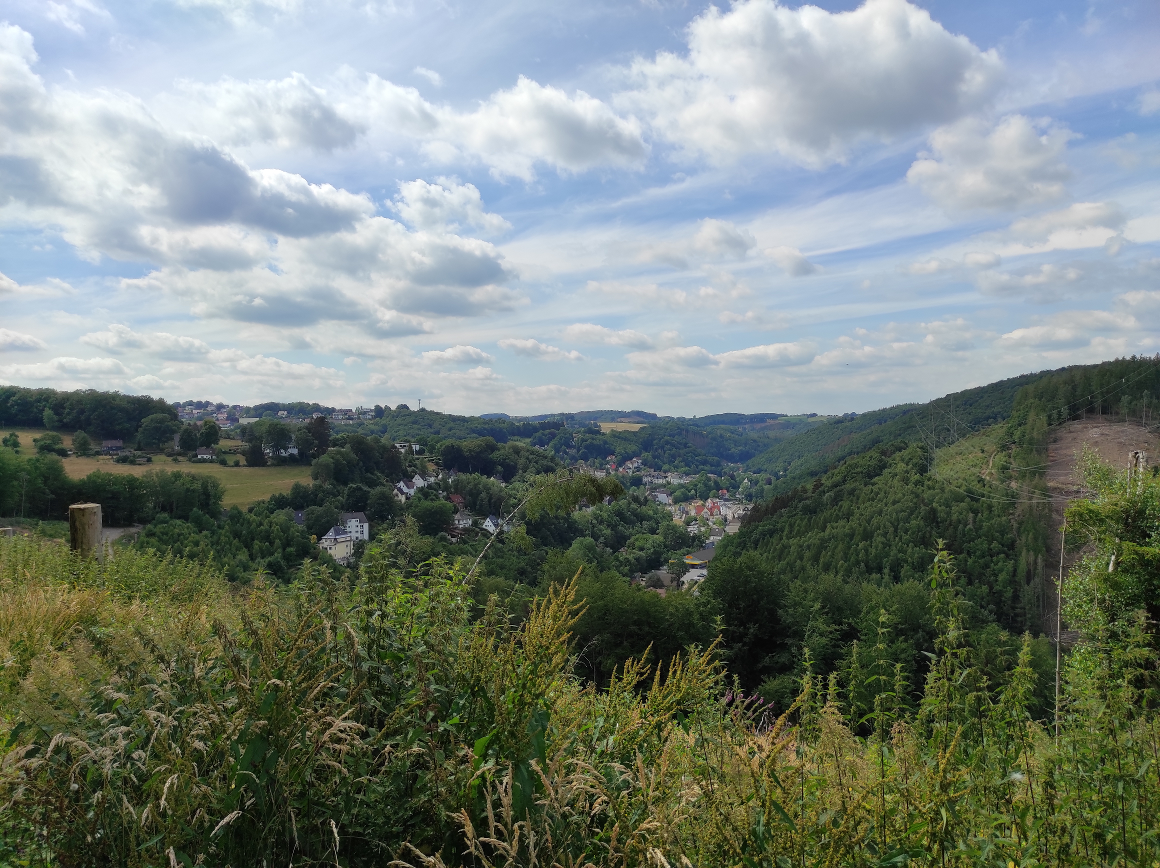 Fantastischer Ausblick auf die Berg- und Talgemeinde Schalksmühle