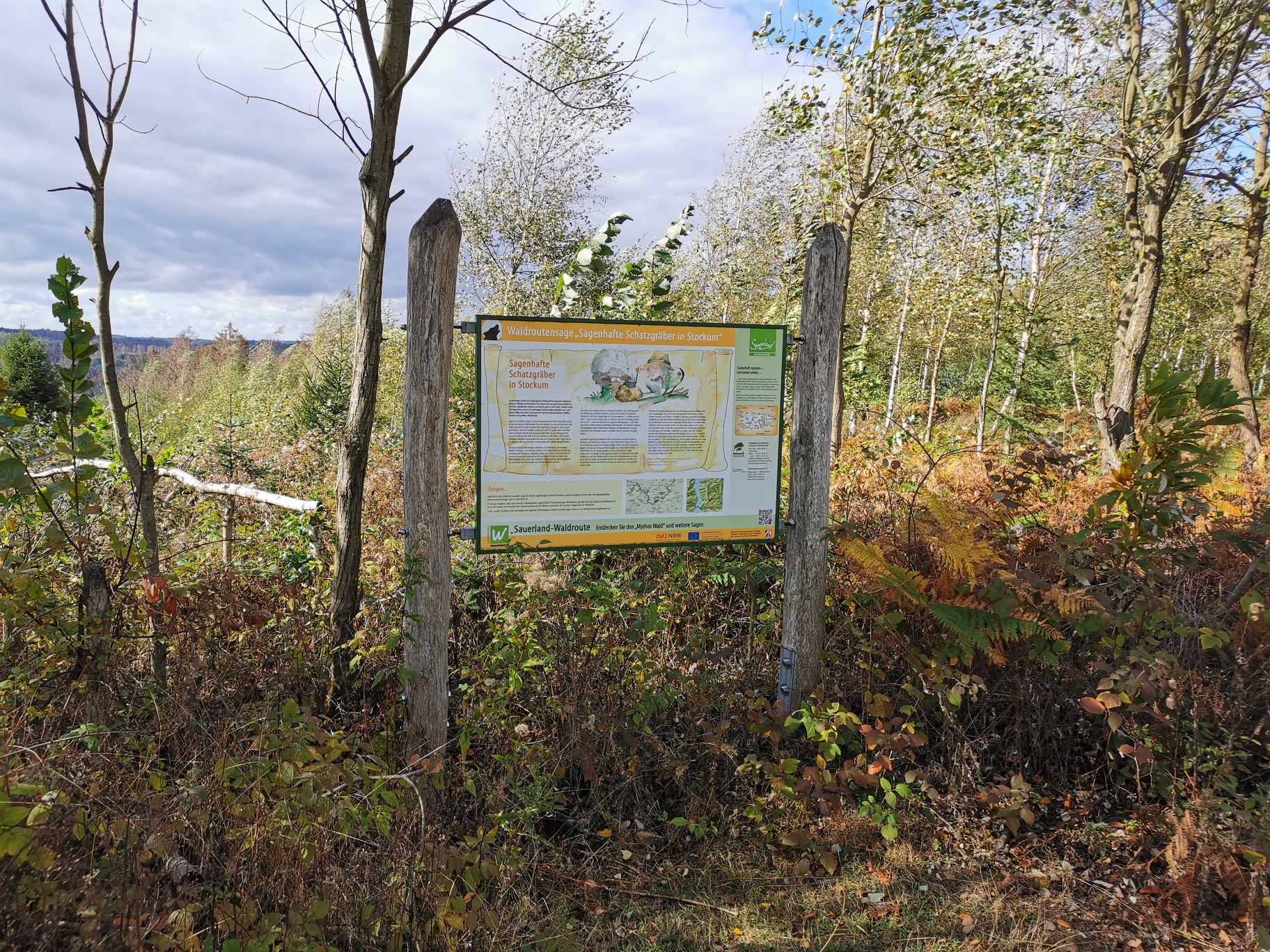 Sagenstation Schatzgräber in Stockum