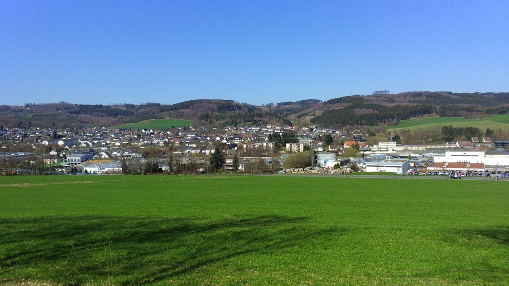 Aussicht vom Wellenberg auf Neuenrade