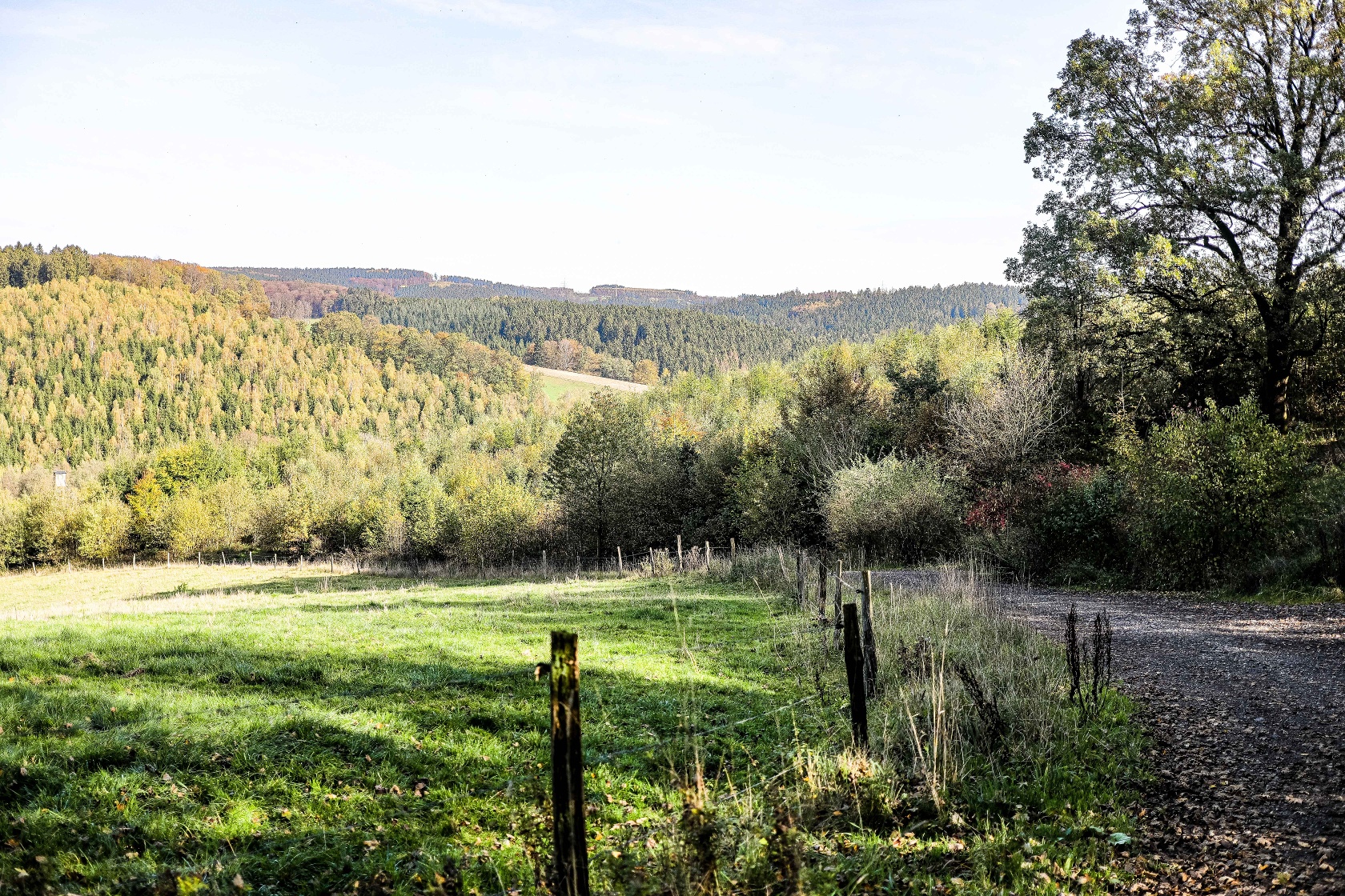 Aussicht nach dem ersten Anstieg