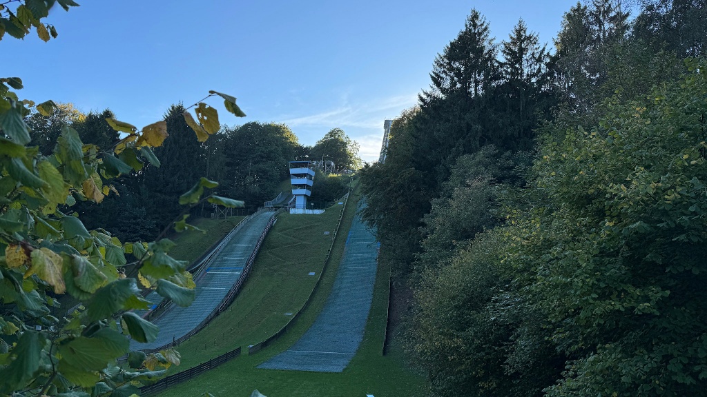 Auslaufbahn der Meinhardus-Mattenschanzen