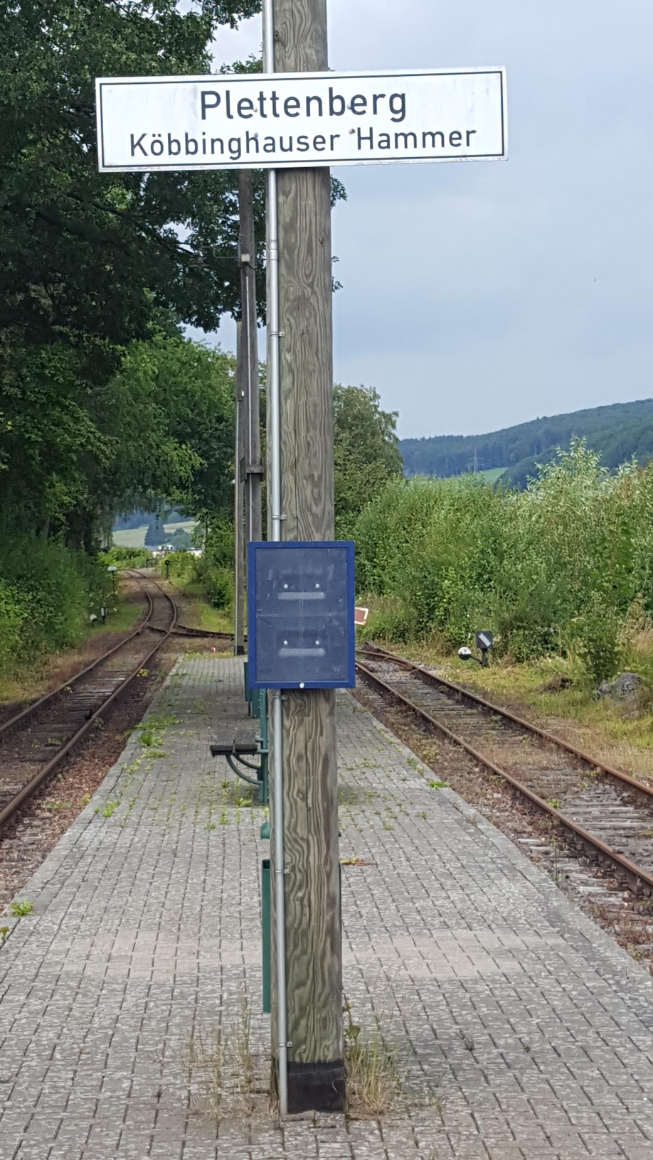 Endstation der Museumseisenbahn "Köbbinghauser-Hammer"