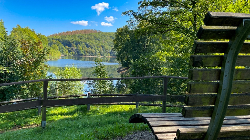 Waldsofa an der Fürwiggetalsperre