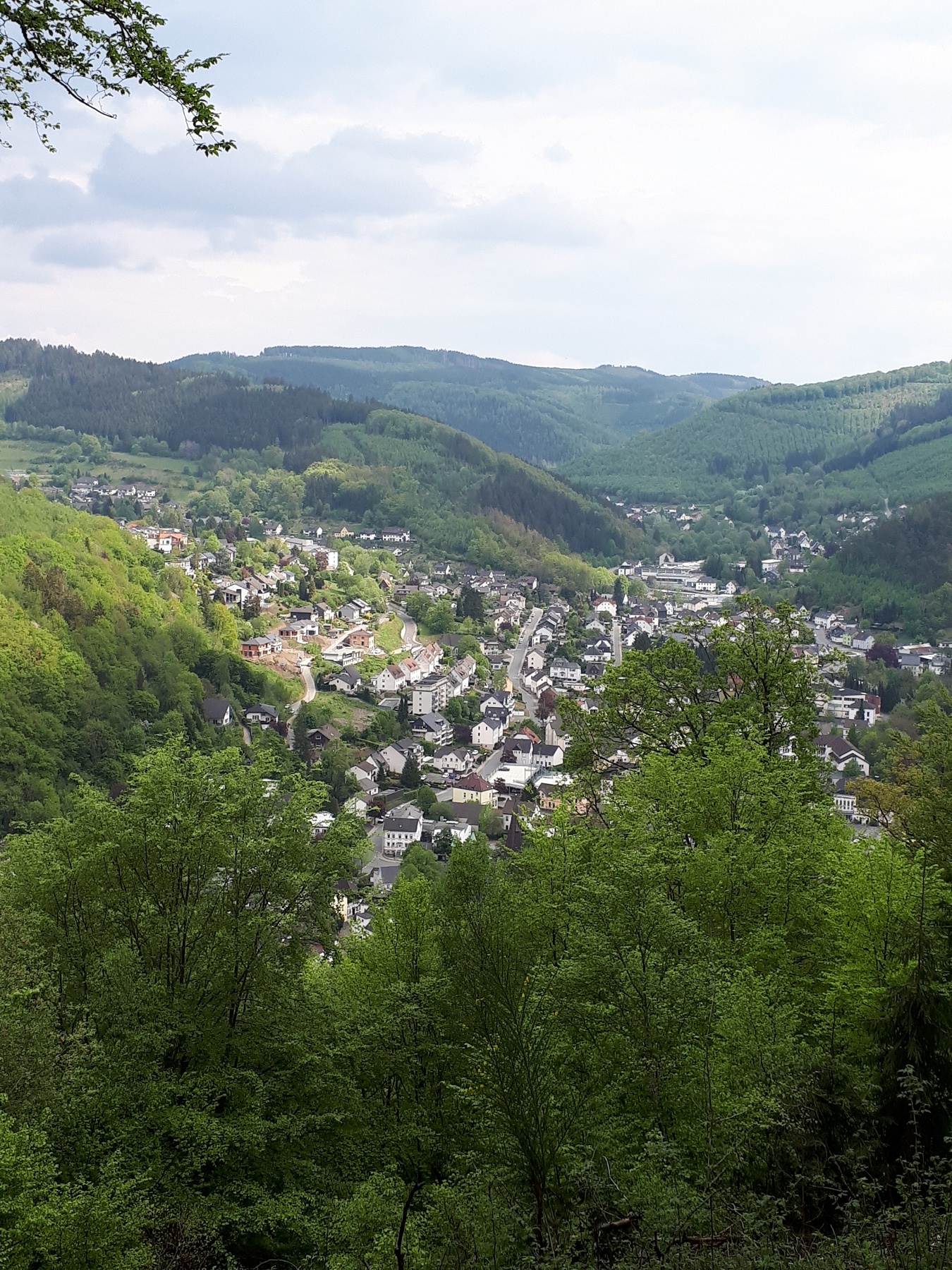 Ausblick von der Wellnessliege am Hestenberg