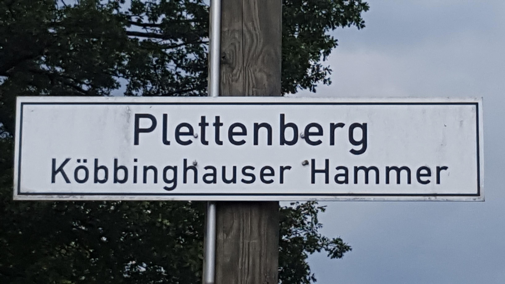 Endstation der Museumseisenbahn "Köbbinghauser-Hammer"