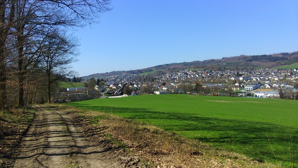 Aussicht vom Wellenberg auf Neuenrade