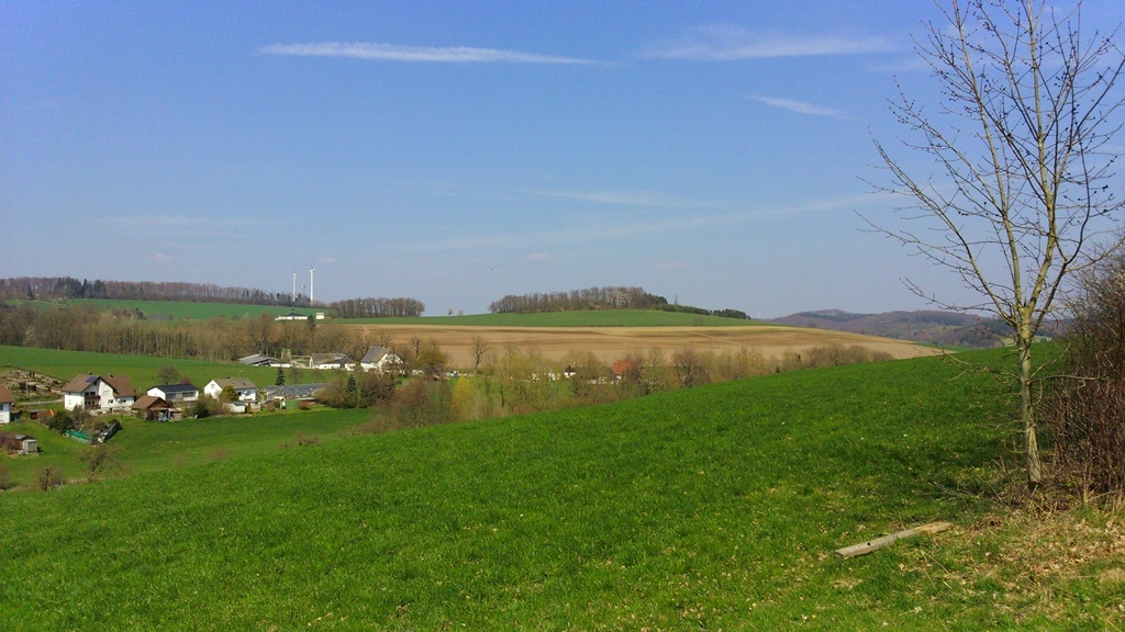 A1, A2 Blintrop - Blick auf Windräder Benkamp