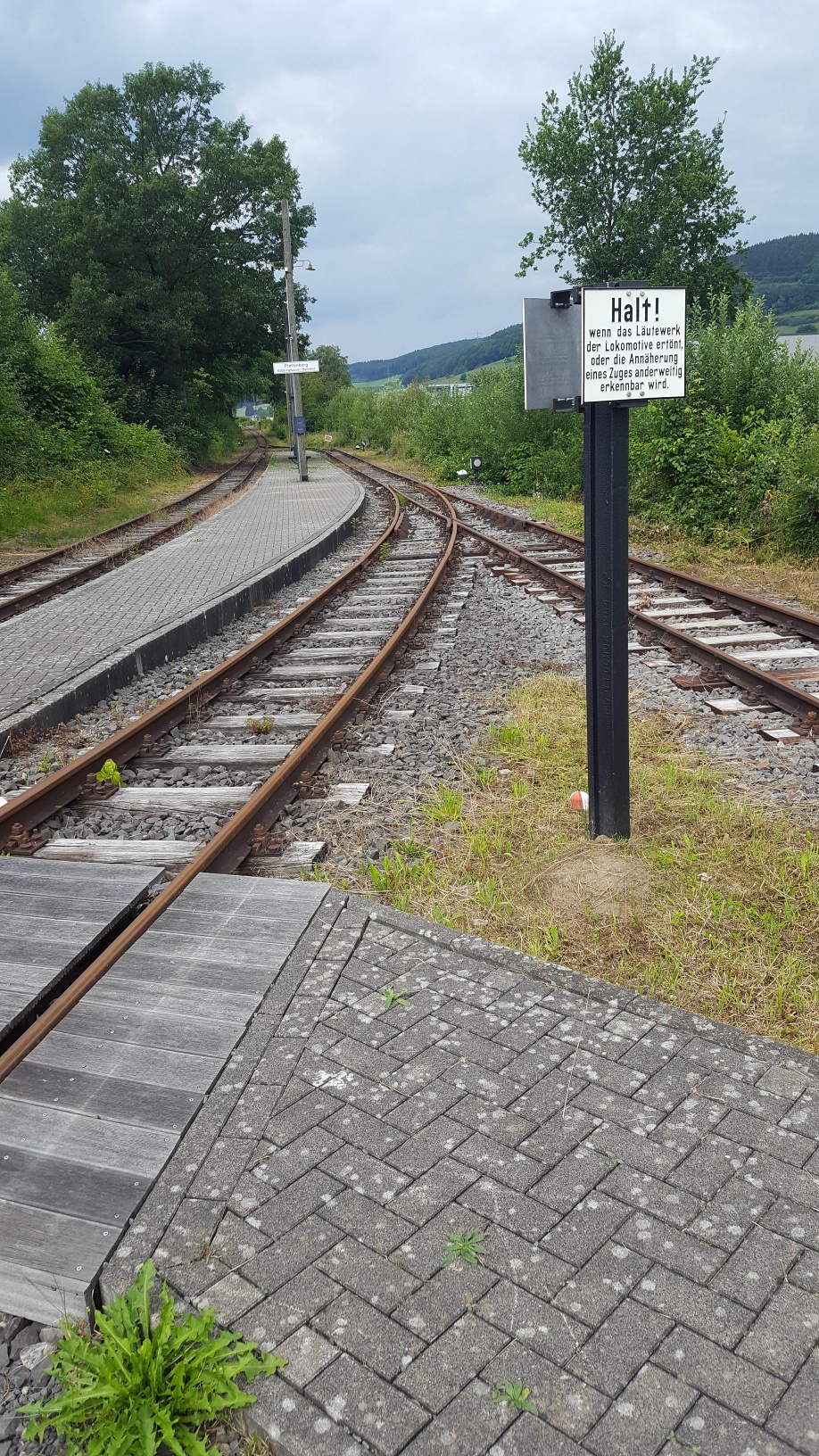 Endstation der Museumseisenbahn "Köbbinghauser-Hammer"