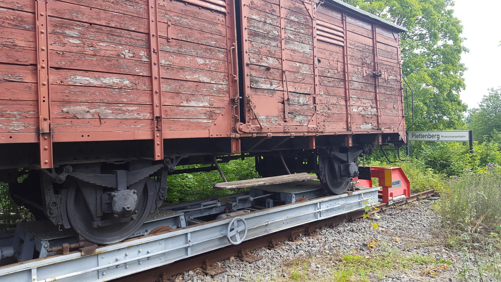 Endstation der Museumseisenbahn "Köbbinghauser-Hammer"