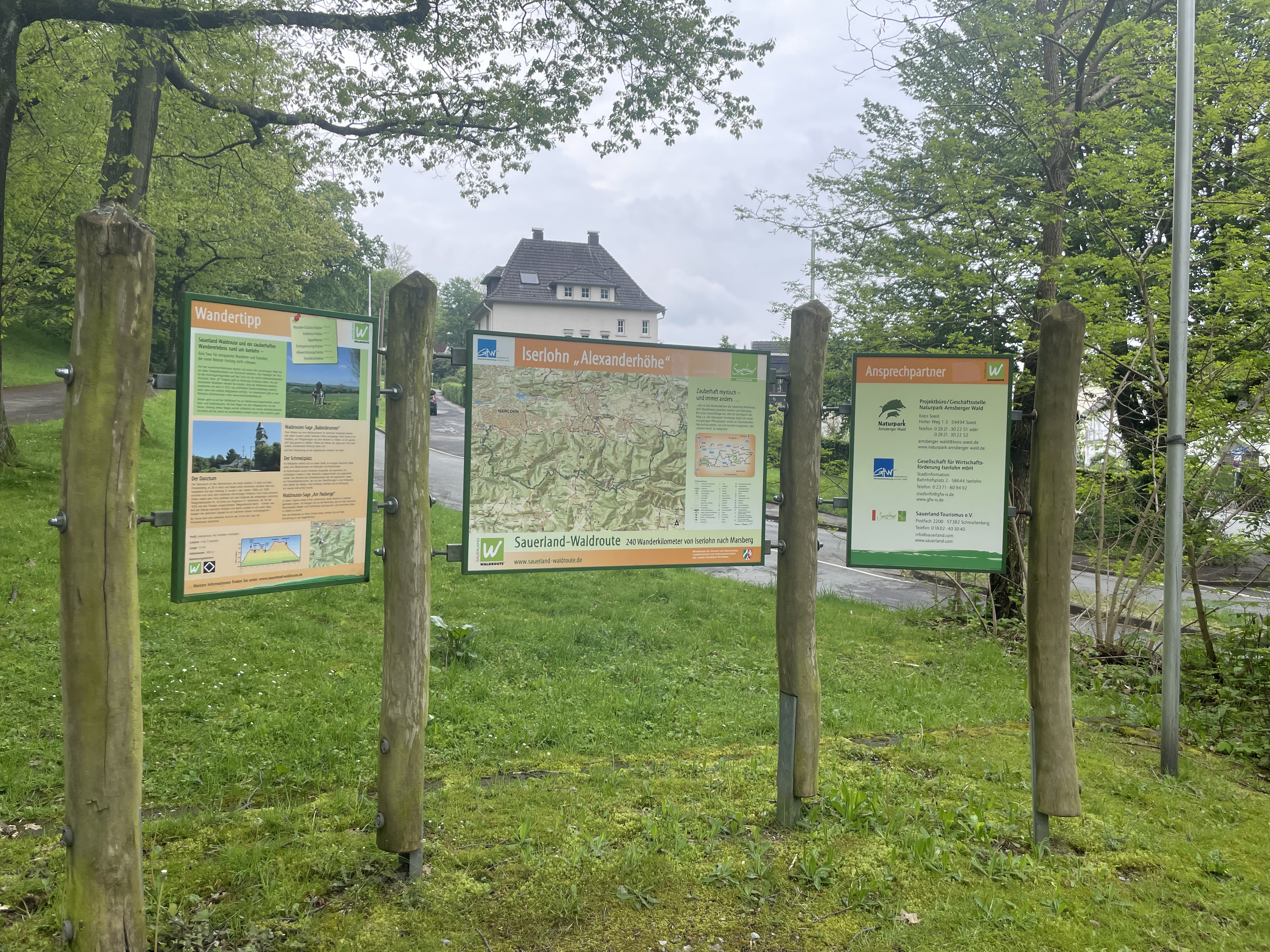 Tor zur Waldroute Iserlohn Alexanderhöhe